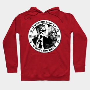 Punk Guy against authority Hoodie